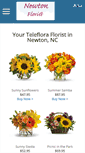 Mobile Screenshot of newtonfloral.com